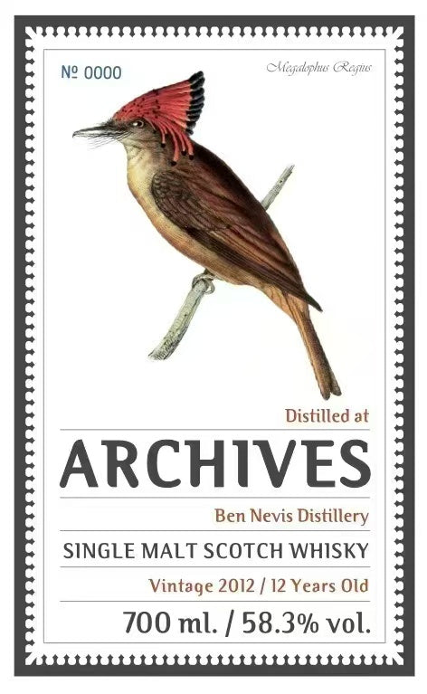 ARCHIVES 2012 ベンネヴィス 12yo 1st fill オロロソシェリーバット 58.3%