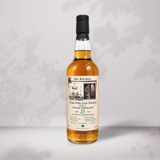 乾杯会 2000-2026 クーリー 25年 Bourbon Barrel Cask Strength 52.8% For BAR Kitchen FUKUOKA